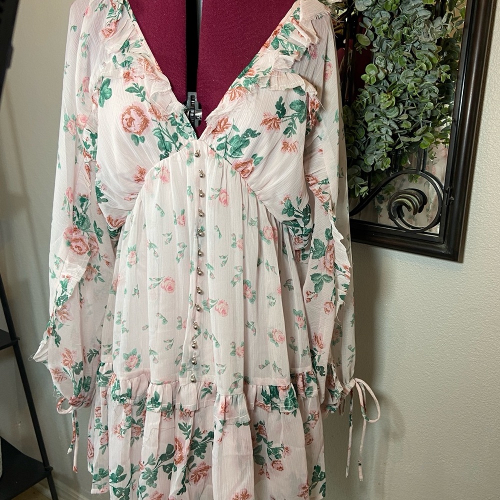 ASOS Design Floral Mini Dress Size 4 NWOT